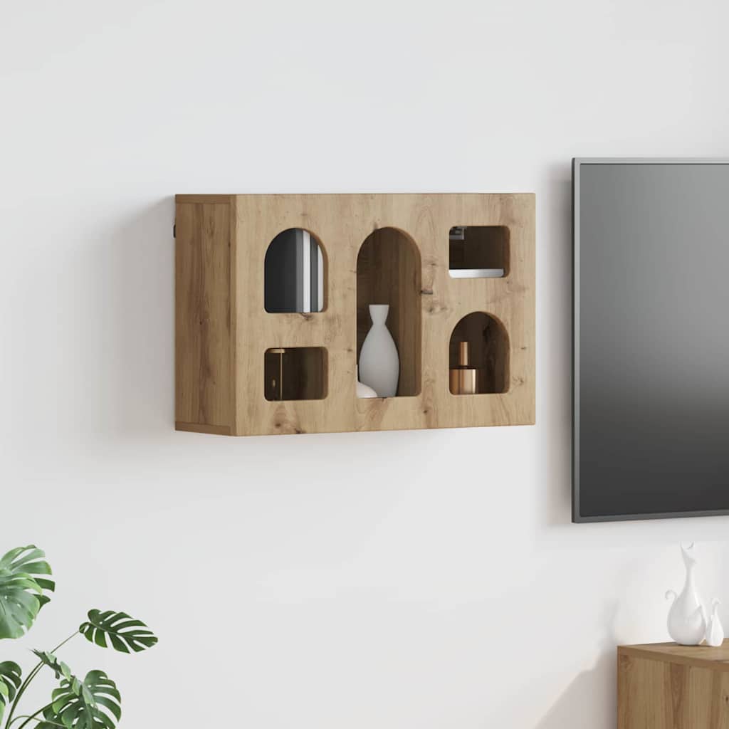 Hanging Cabinet with Shelf ELST Artisan Oak 60 x 20 x 40 cm