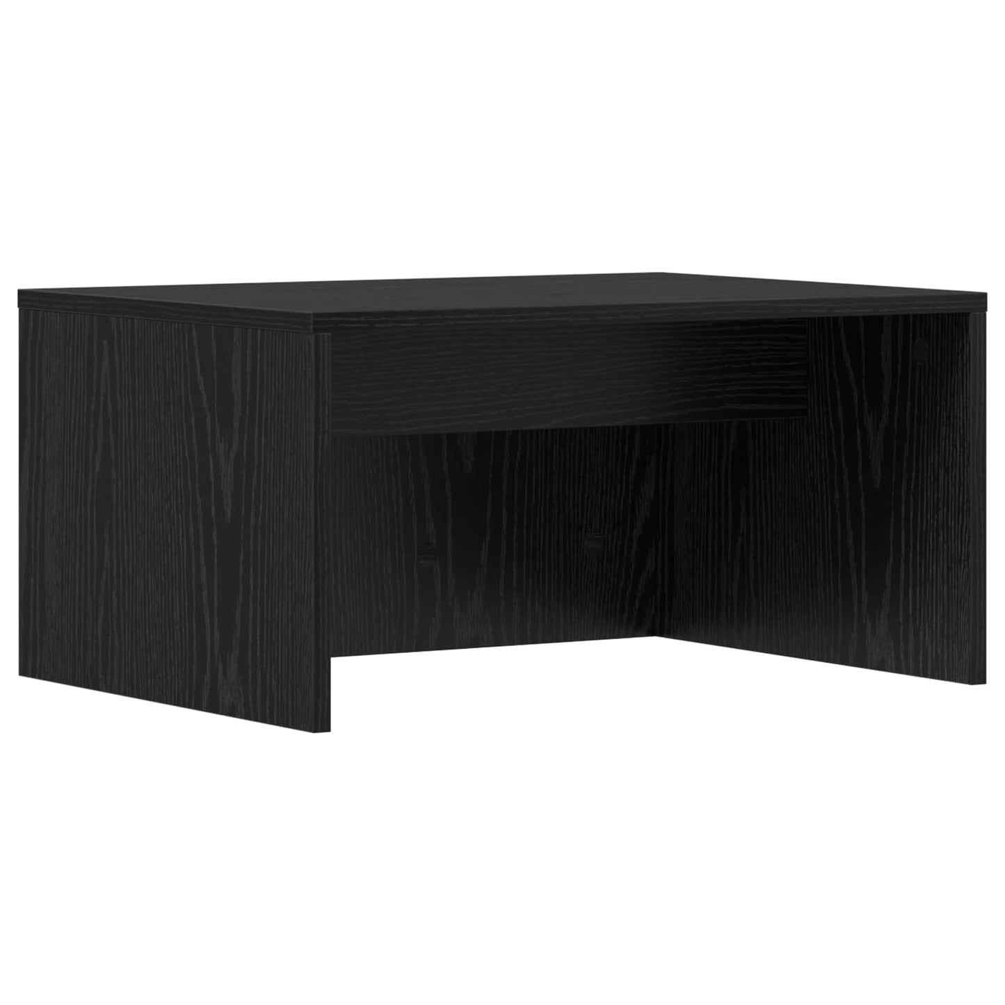 Wall-Mounted Desk Black Oak 60 x 45 x 30 cm Engineered Wood