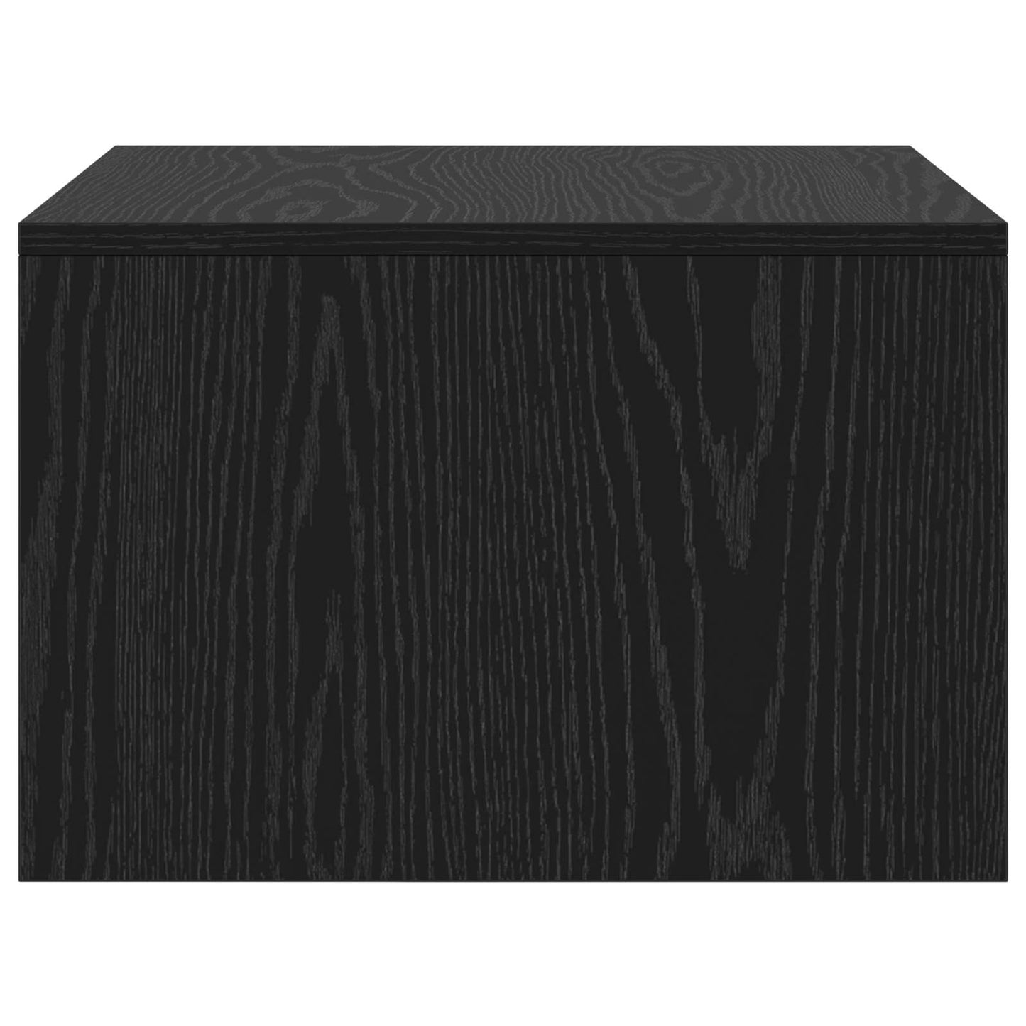 Wall-Mounted Desk Black Oak 60 x 45 x 30 cm Engineered Wood