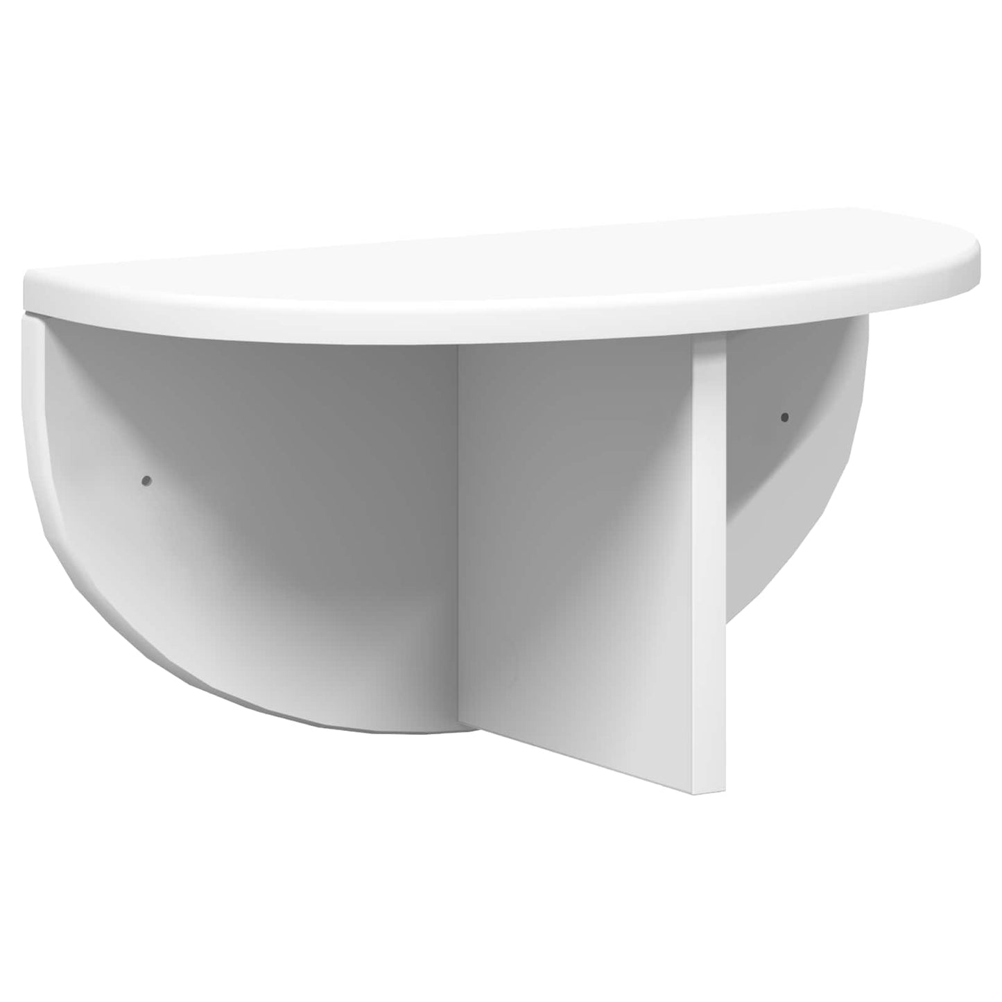 Wall Shelf 2 pcs White 38 x 19 x 19 cm Engineered Wood