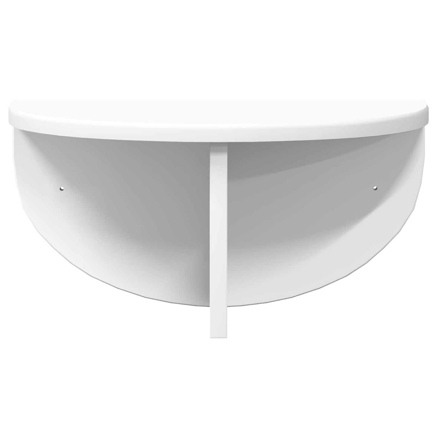 Wall Shelf 2 pcs White 38 x 19 x 19 cm Engineered Wood