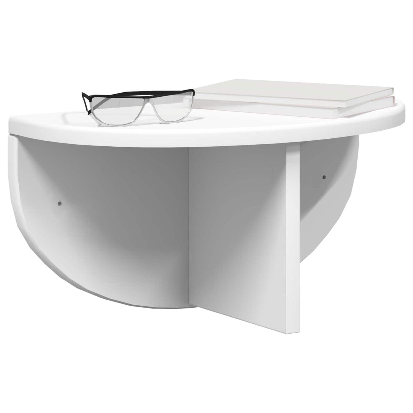 Wall Shelf 2 pcs White 38 x 19 x 19 cm Engineered Wood