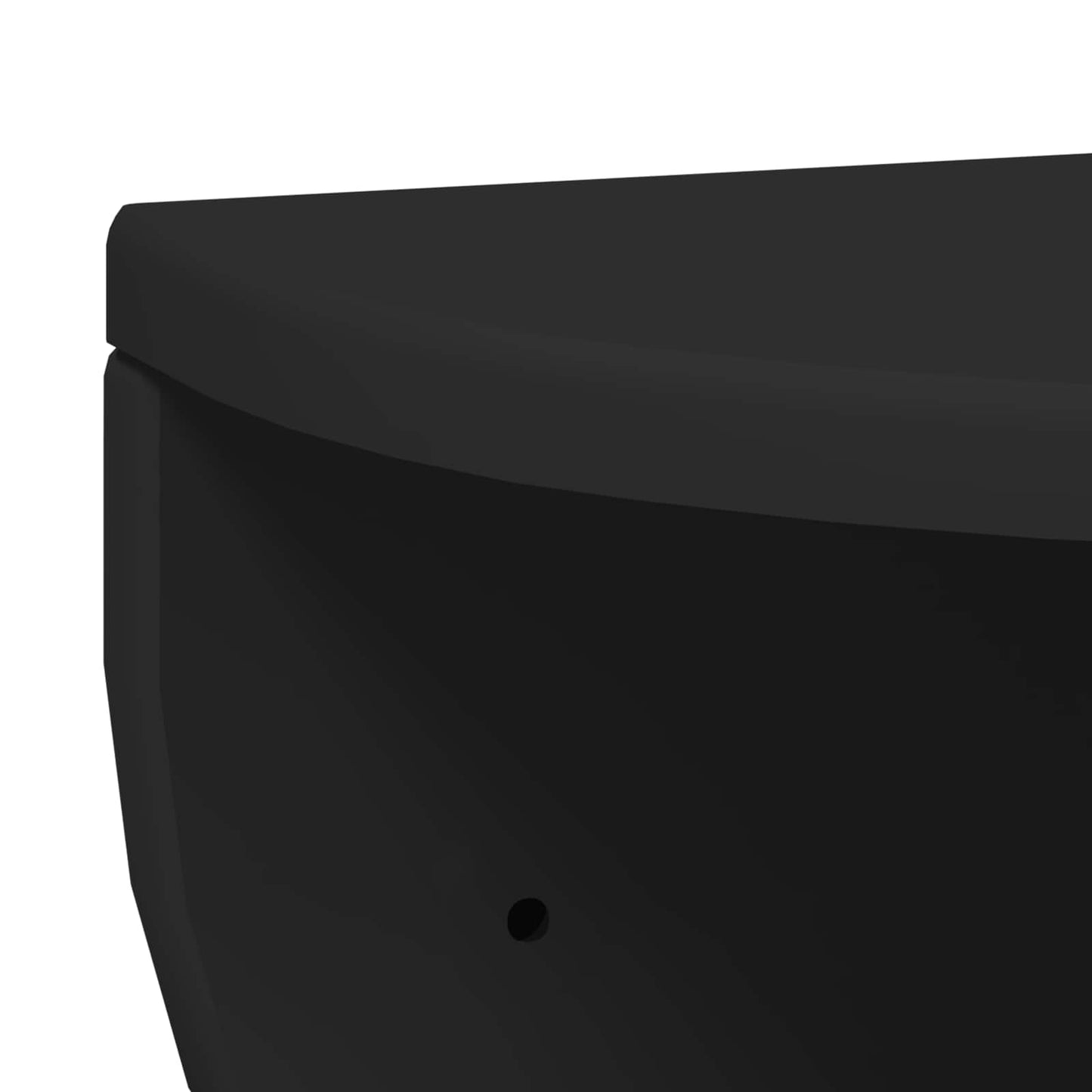 Wall Shelf Wall-mounted Black 38 x 19 x 19 cm Engineered Wood