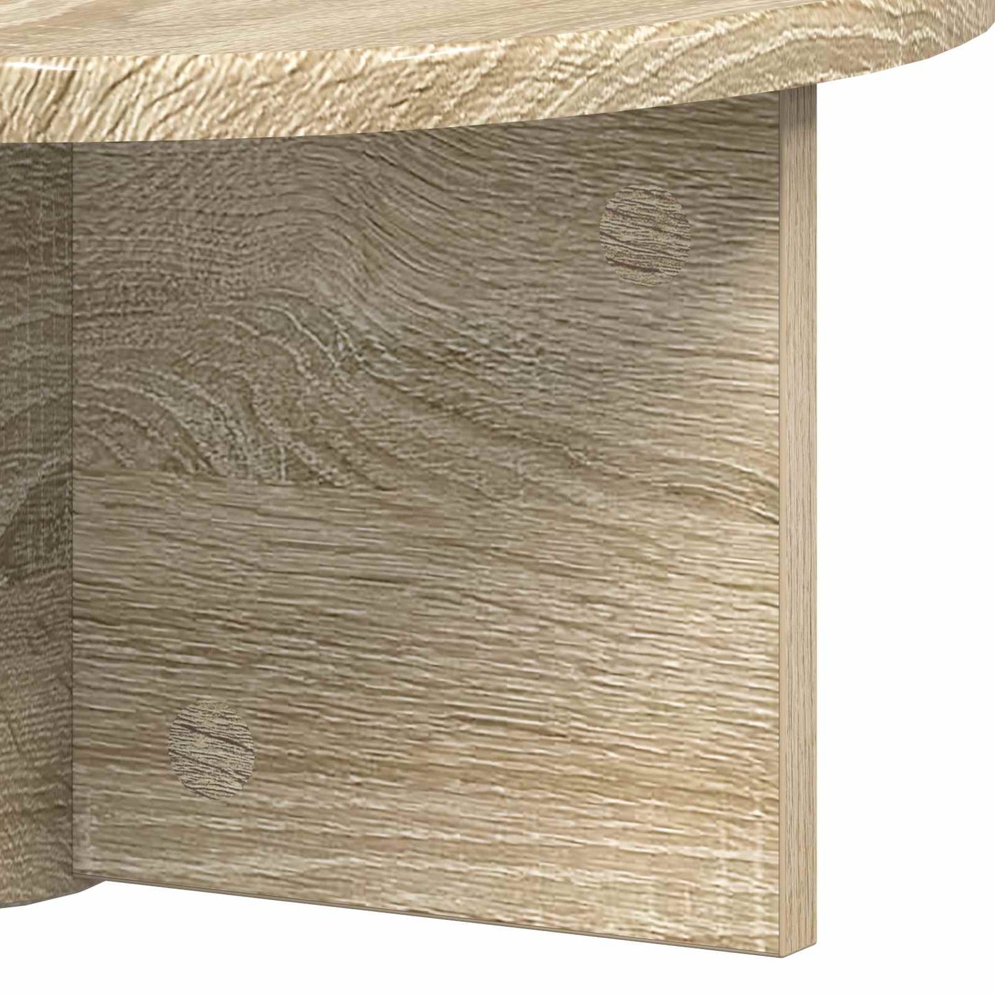 Wall Shelf 2 pcs Sonoma Oak 38 x 19 x 19 cm Engineered Wood