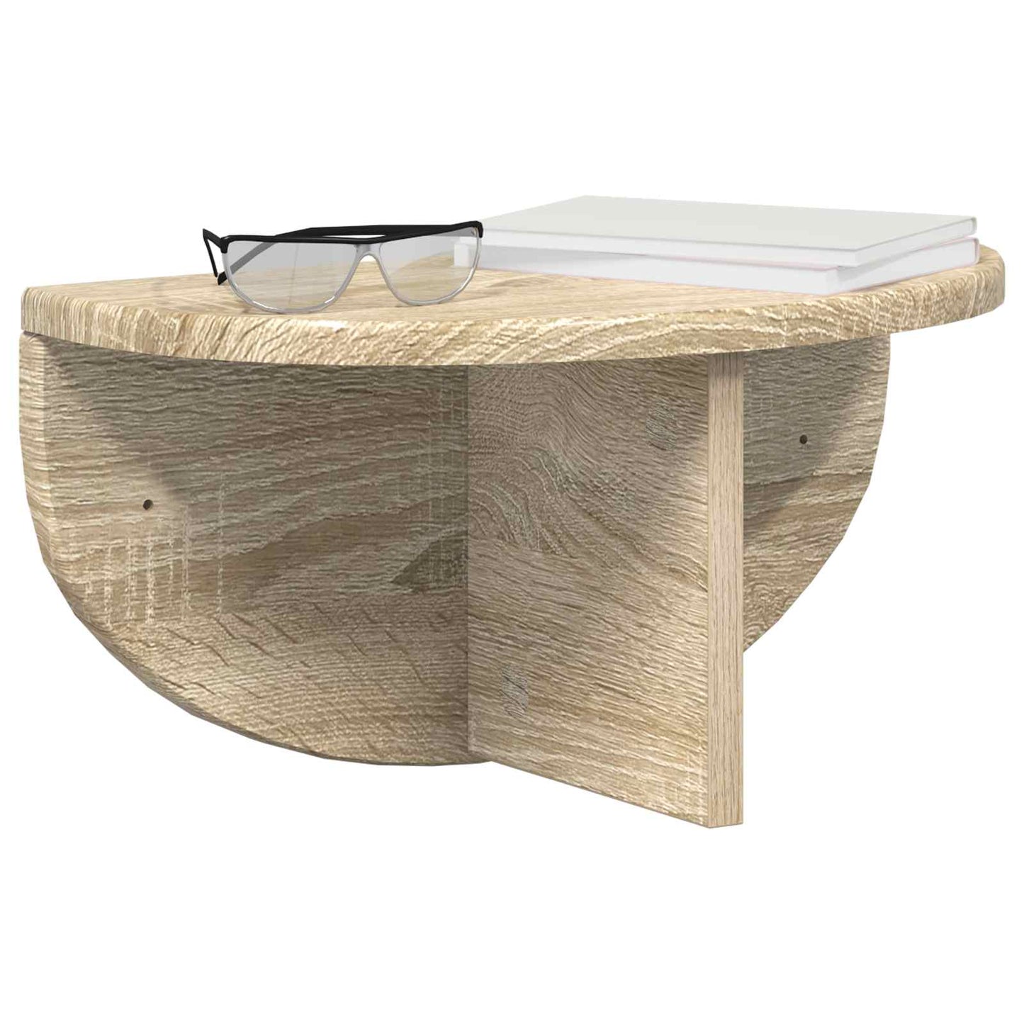 Wall Shelf 2 pcs Sonoma Oak 38 x 19 x 19 cm Engineered Wood