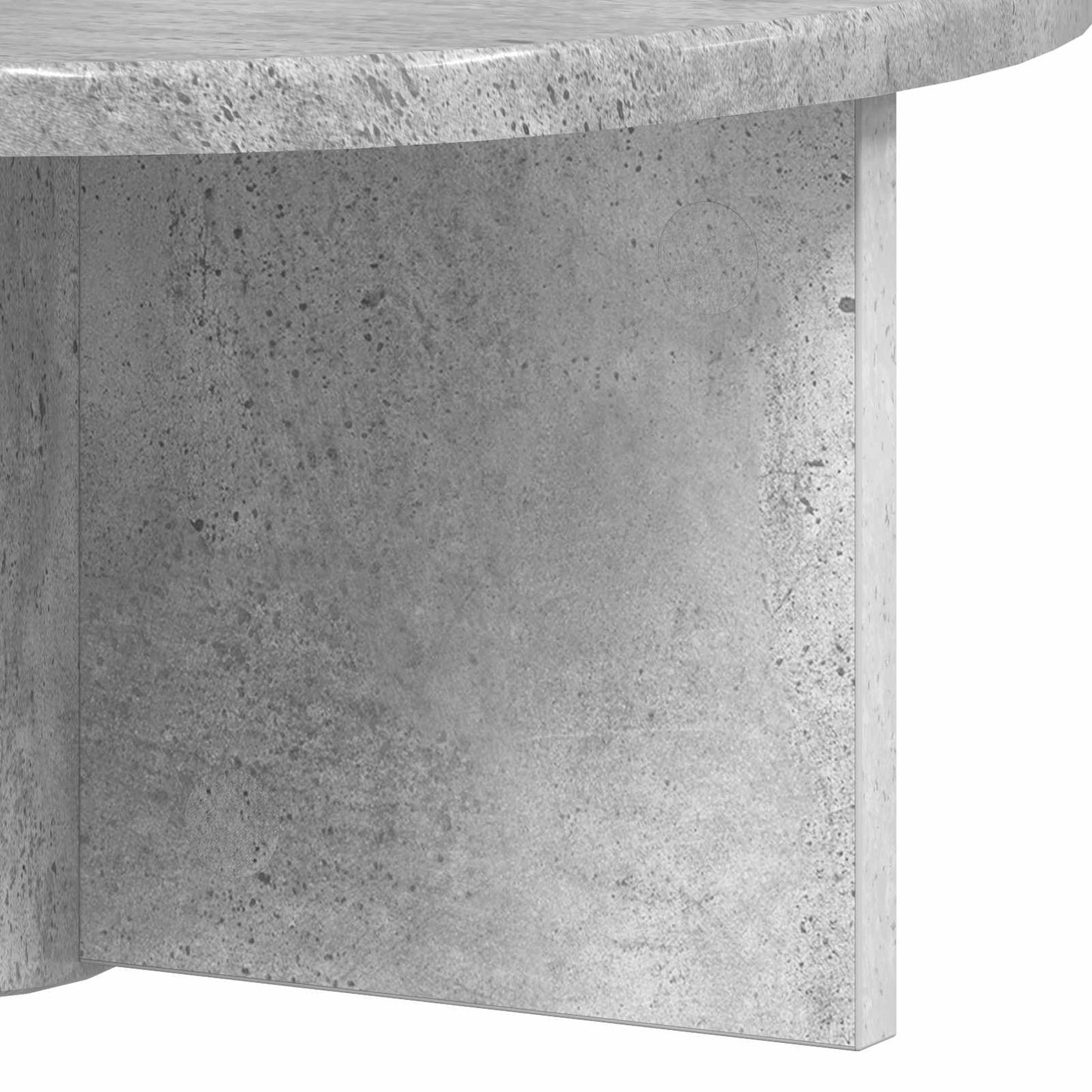 Wall Shelf 2 pcs Concrete Grey 38 x 19 x 19 cm Engineered Wood