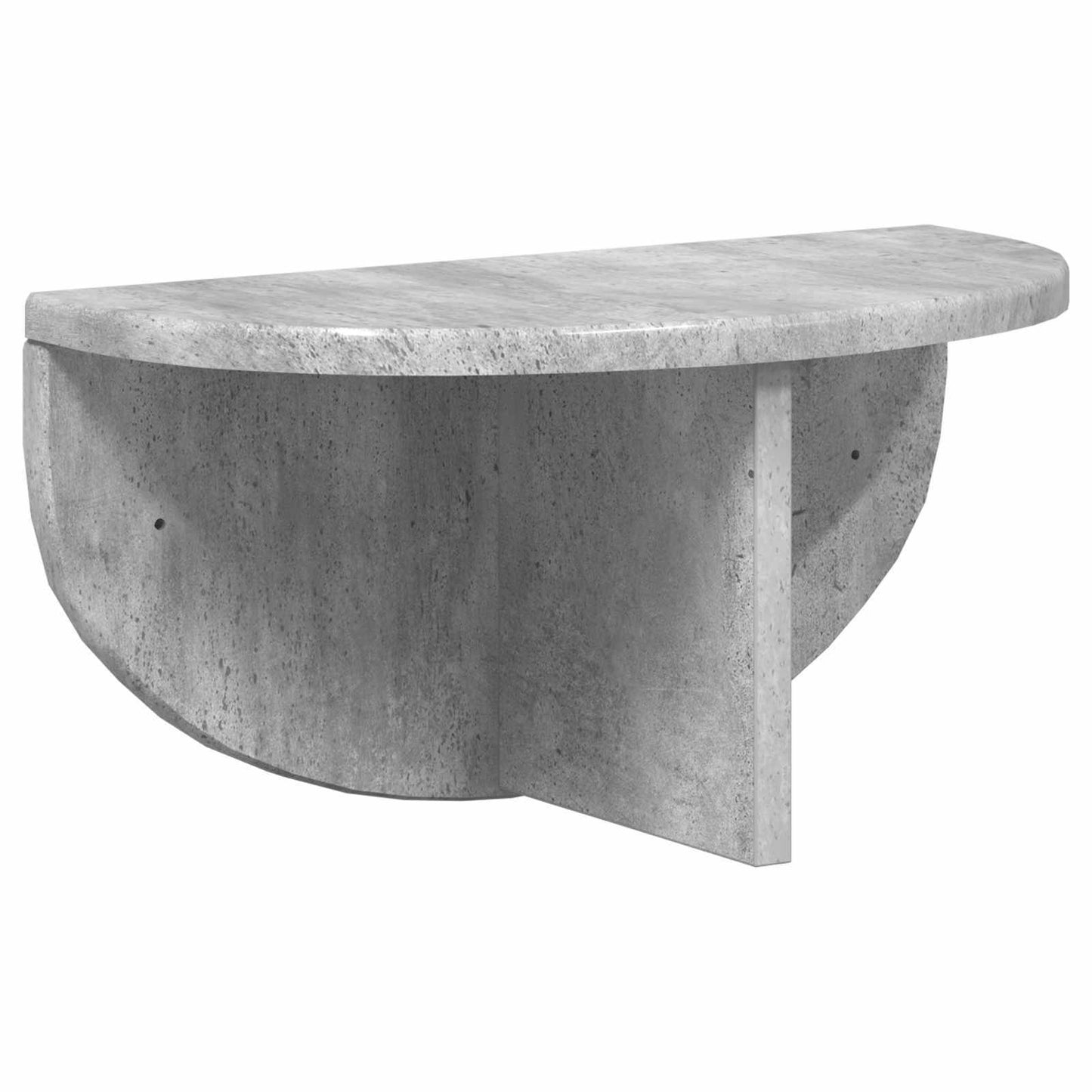Wall Shelf 2 pcs Concrete Grey 38 x 19 x 19 cm Engineered Wood