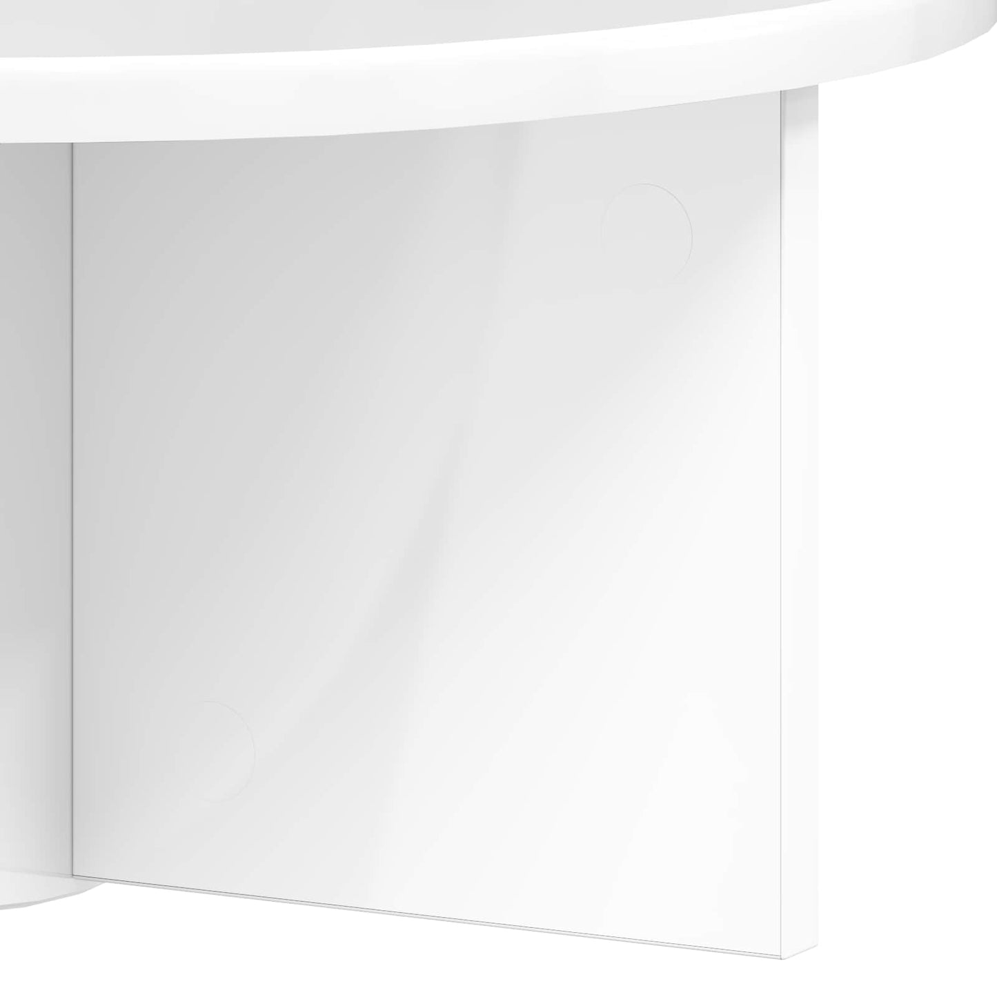 Wall Shelf 2 pcs High Gloss White 38 x 19 x 19 cm