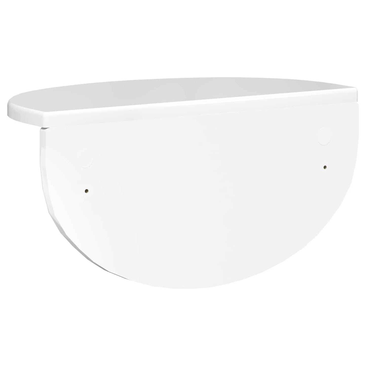 Wall Shelf 2 pcs High Gloss White 38 x 19 x 19 cm