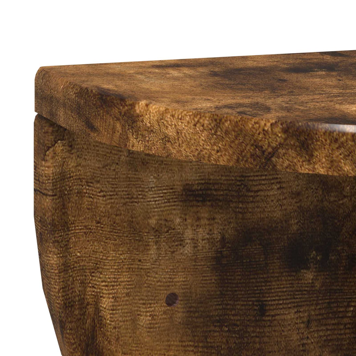 Wall Shelf 2 pcs Smoked Oak 38 x 19 x 19 cm Engineered Wood