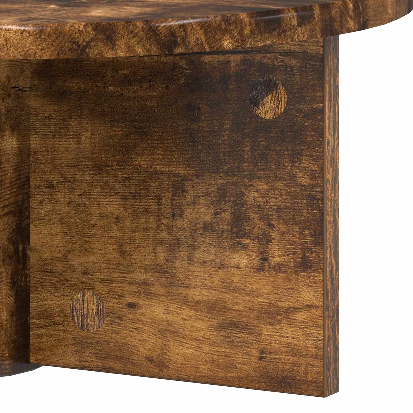 Wall Shelf 2 pcs Smoked Oak 38 x 19 x 19 cm Engineered Wood