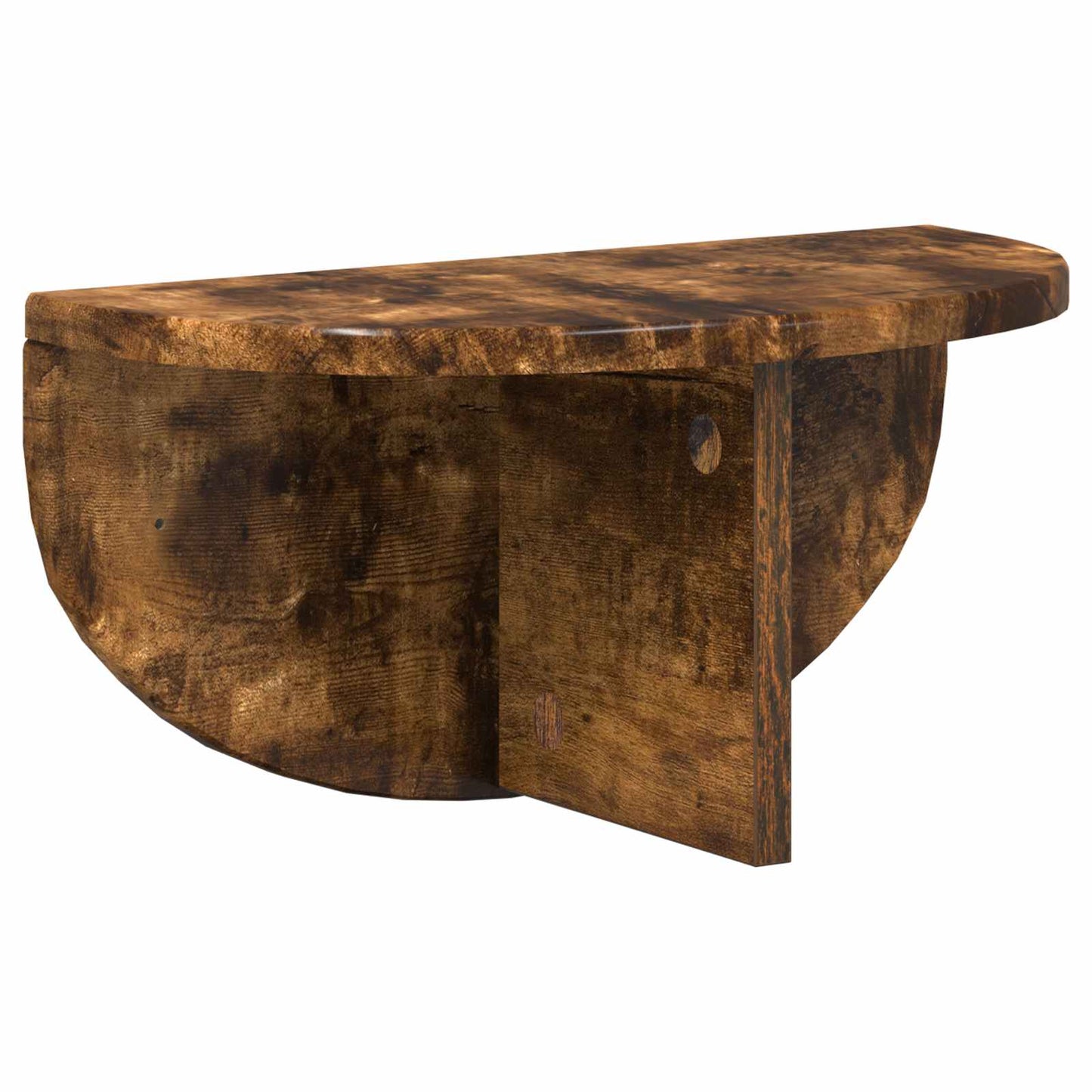 Wall Shelf 2 pcs Smoked Oak 38 x 19 x 19 cm Engineered Wood