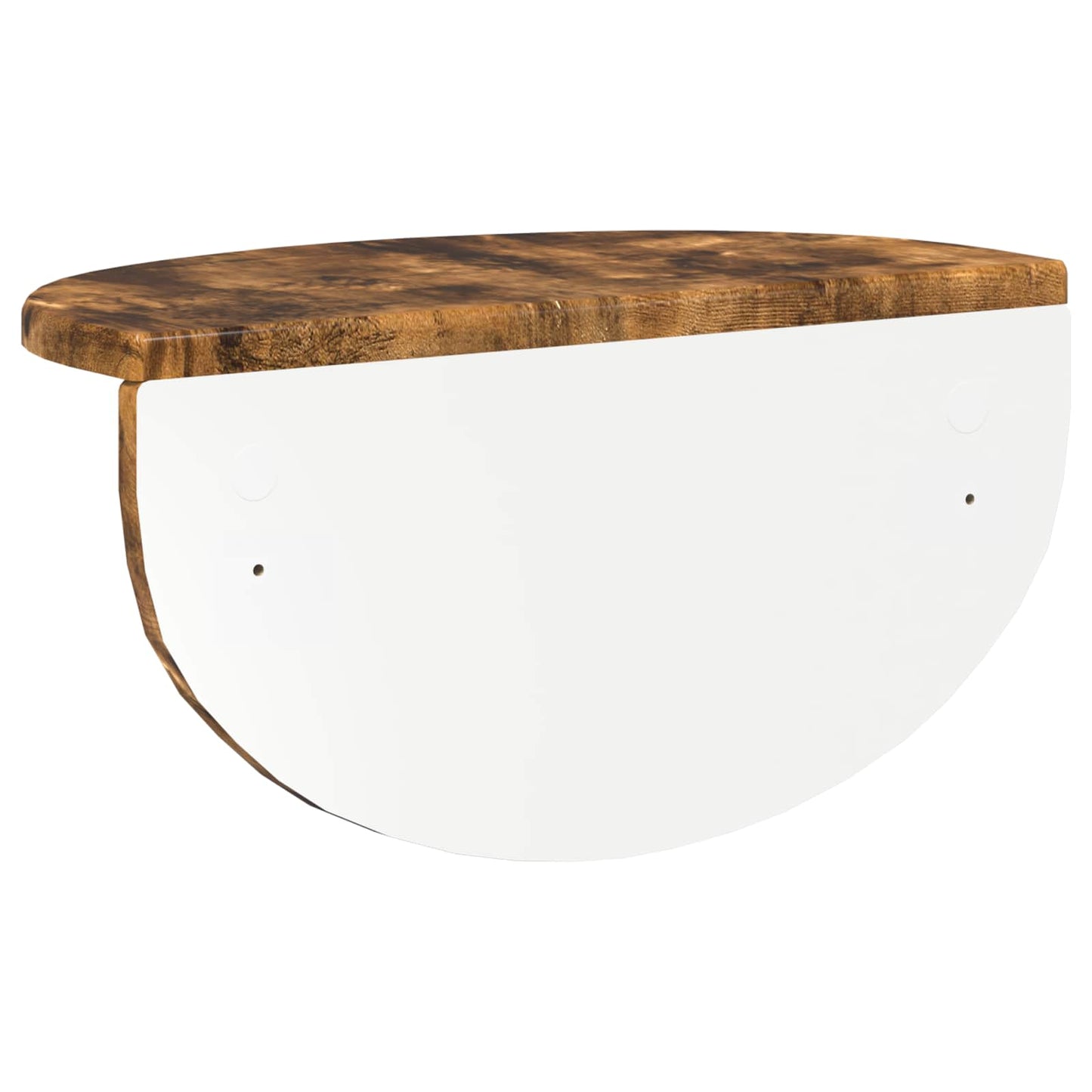 Wall Shelf 2 pcs Smoked Oak 38 x 19 x 19 cm Engineered Wood
