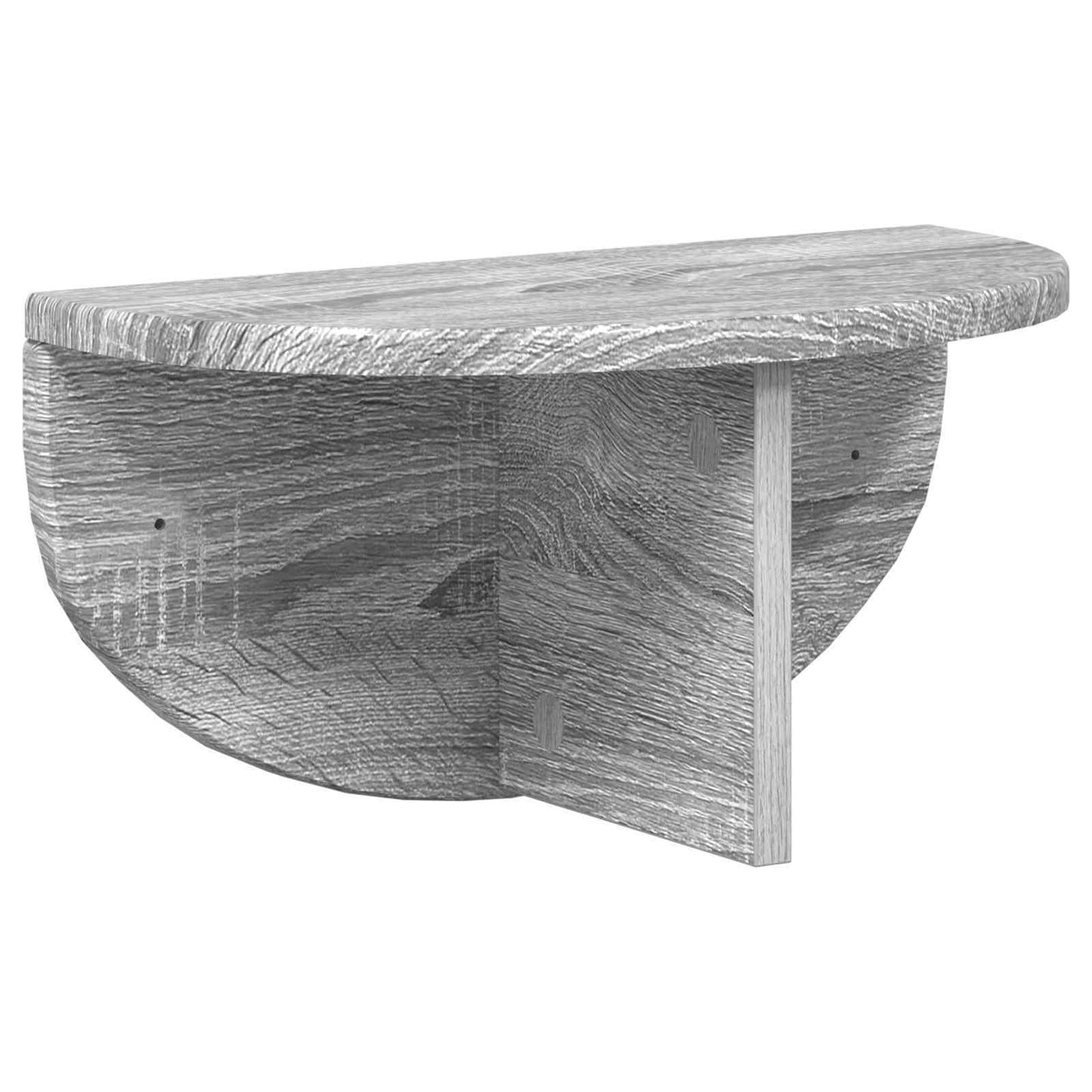 Wall Shelf 2 pcs Grey Sonoma 38 x 19 x 19 cm Engineered Wood