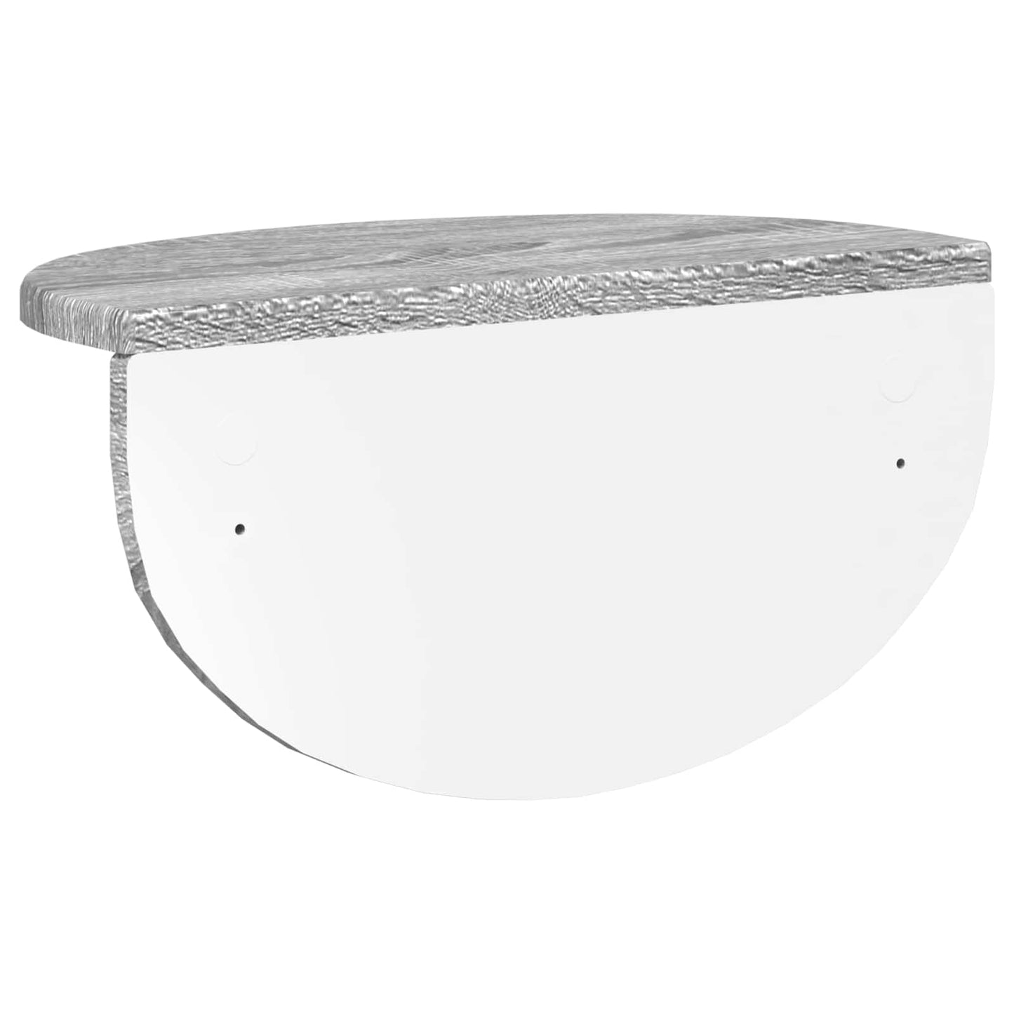 Wall Shelf 2 pcs Grey Sonoma 38 x 19 x 19 cm Engineered Wood