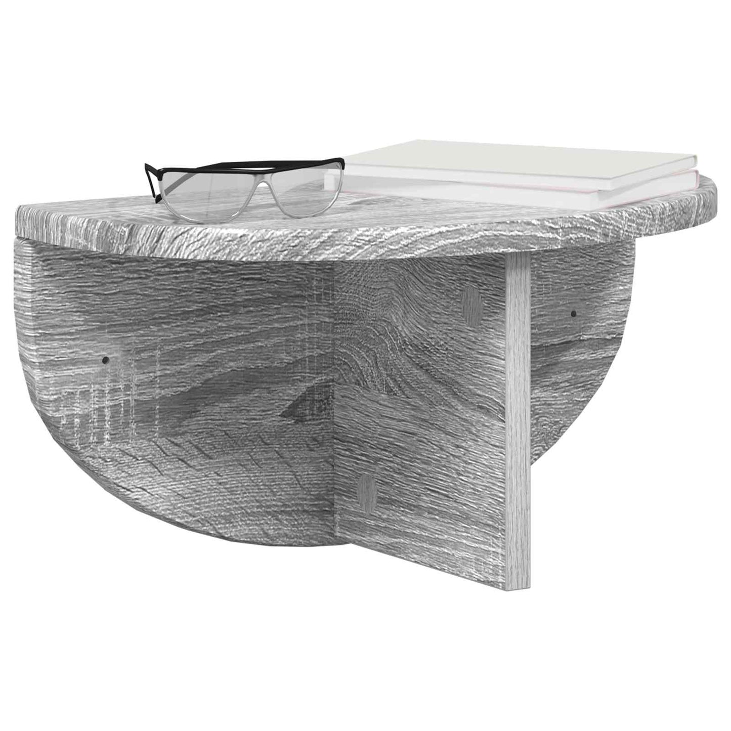 Wall Shelf 2 pcs Grey Sonoma 38 x 19 x 19 cm Engineered Wood