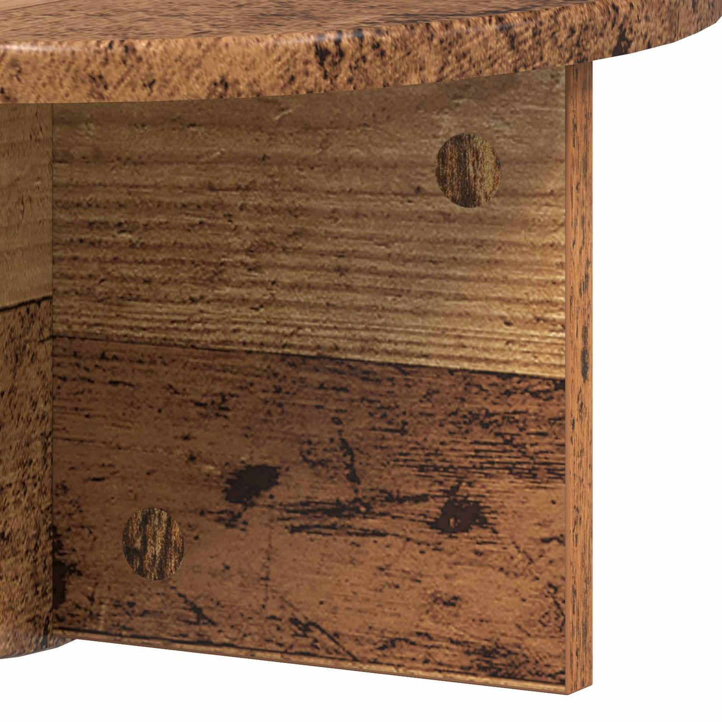 Wall Shelf Old Wood 38 x 19 x 19 cm Engineered Wood
