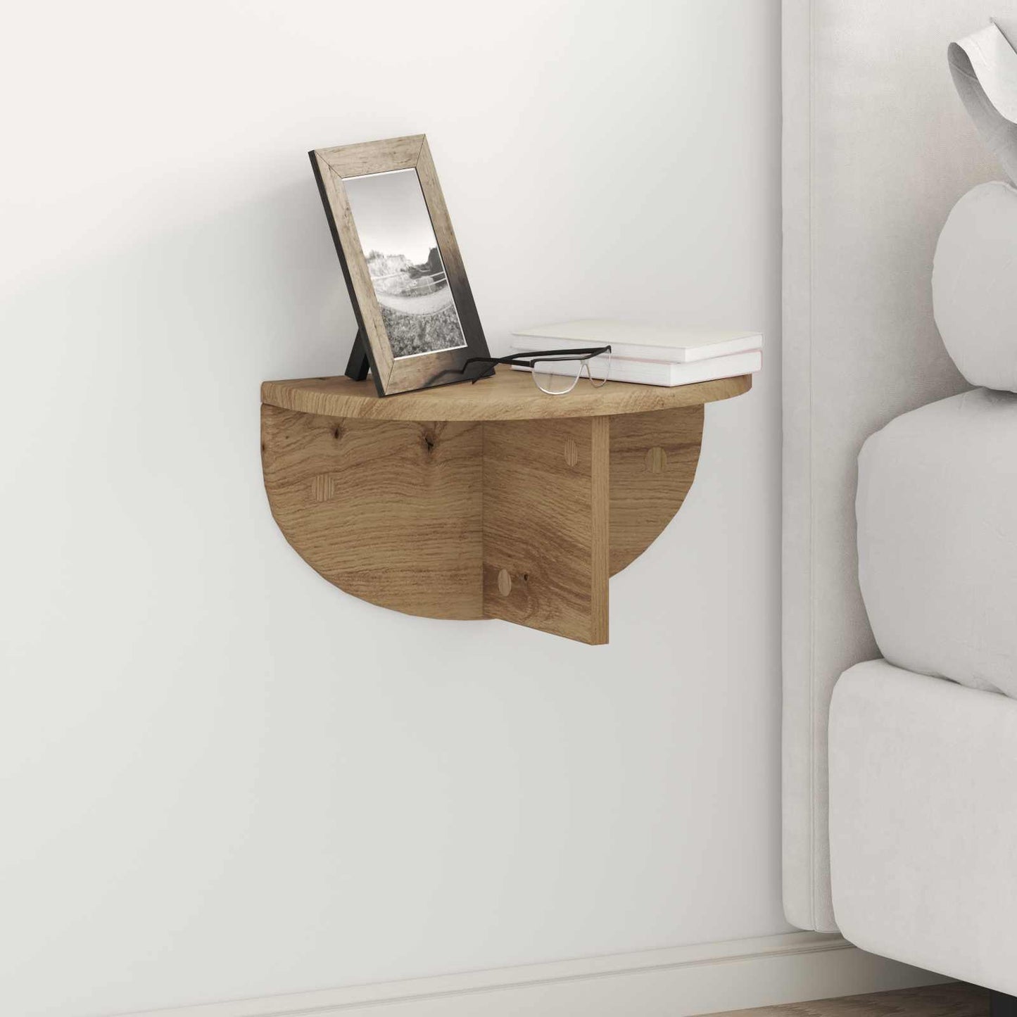 Wall Shelf Wall-Mounted Artisan Oak 38 x 19 x 19 cm