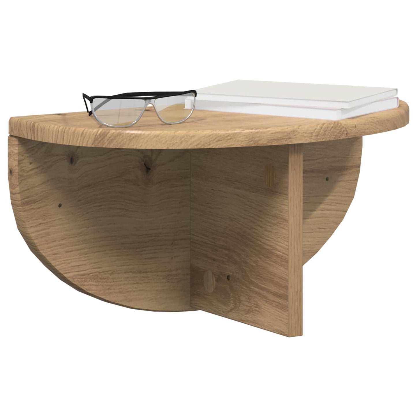Wall Shelf 2 pcs Artisan Oak 38 x 19 x 19 cm Engineered Wood