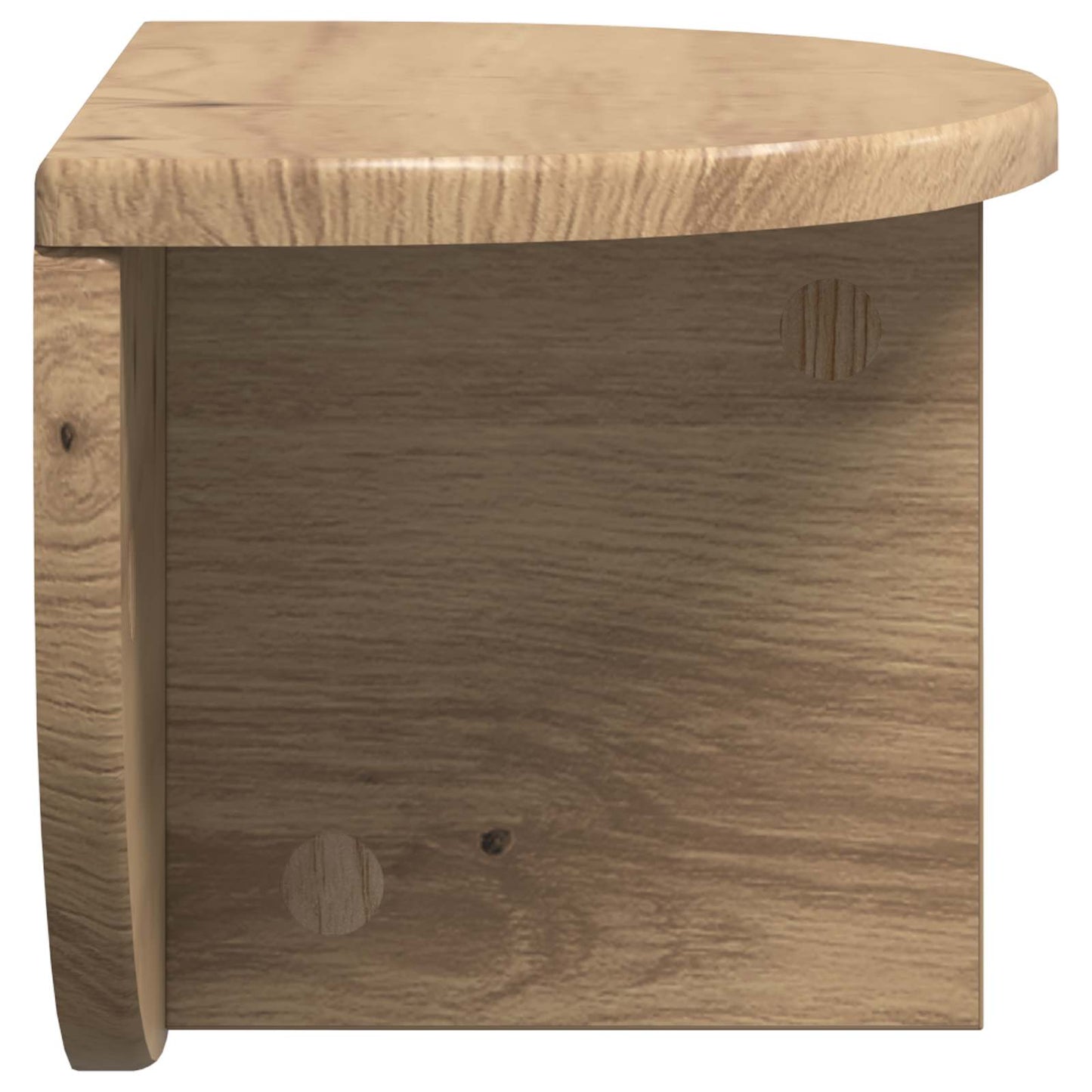 Wall Shelf 2 pcs Artisan Oak 38 x 19 x 19 cm Engineered Wood