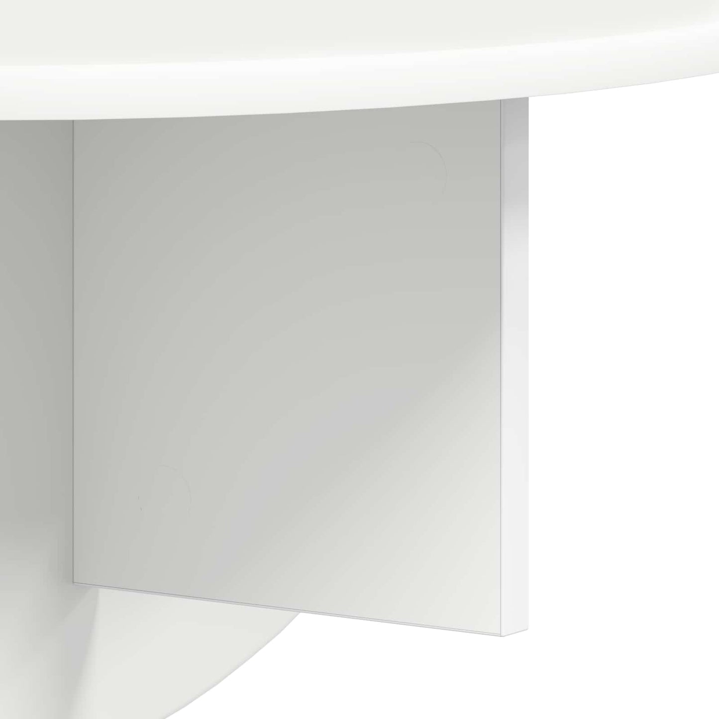 Wall Shelf 2 pcs White 48 x 24 x 24 cm Engineered Wood