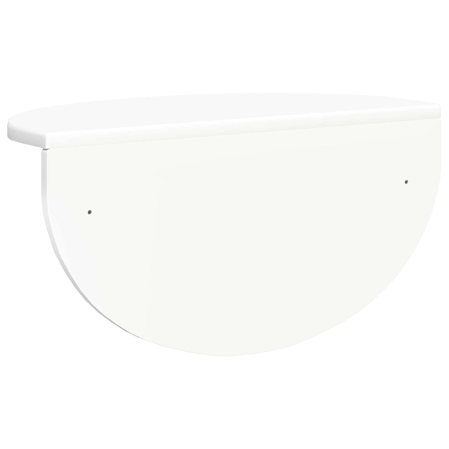 Wall Shelf 2 pcs White 48 x 24 x 24 cm Engineered Wood