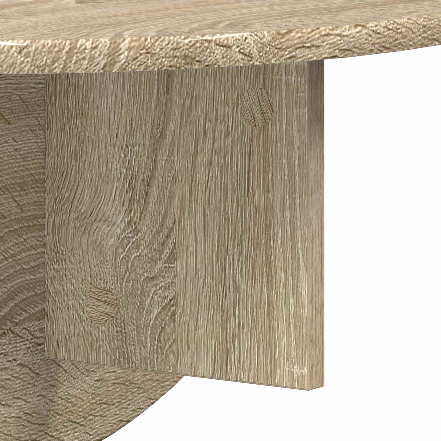 Wall Shelf 2 pcs Sonoma Oak 48 x 24 x 24 cm Engineered Wood