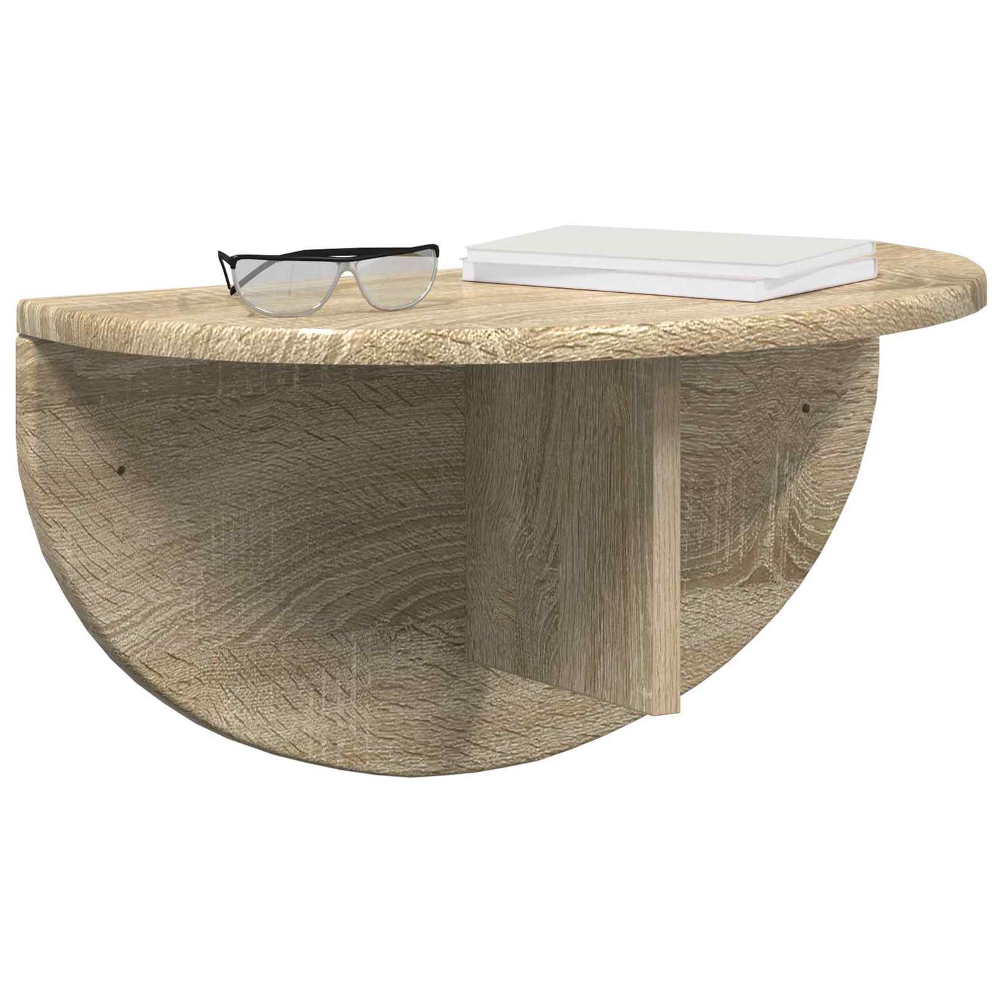 Wall Shelf 2 pcs Sonoma Oak 48 x 24 x 24 cm Engineered Wood