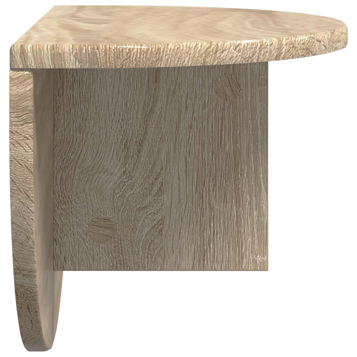 Wall Shelf 2 pcs Sonoma Oak 48 x 24 x 24 cm Engineered Wood