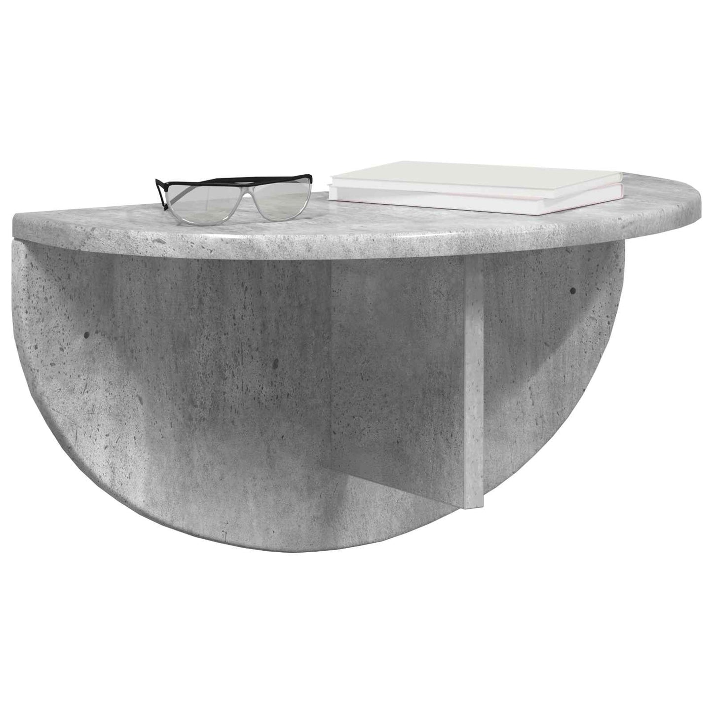 Wall Shelf Concrete Grey 48 x 24 x 24 cm Engineered Wood