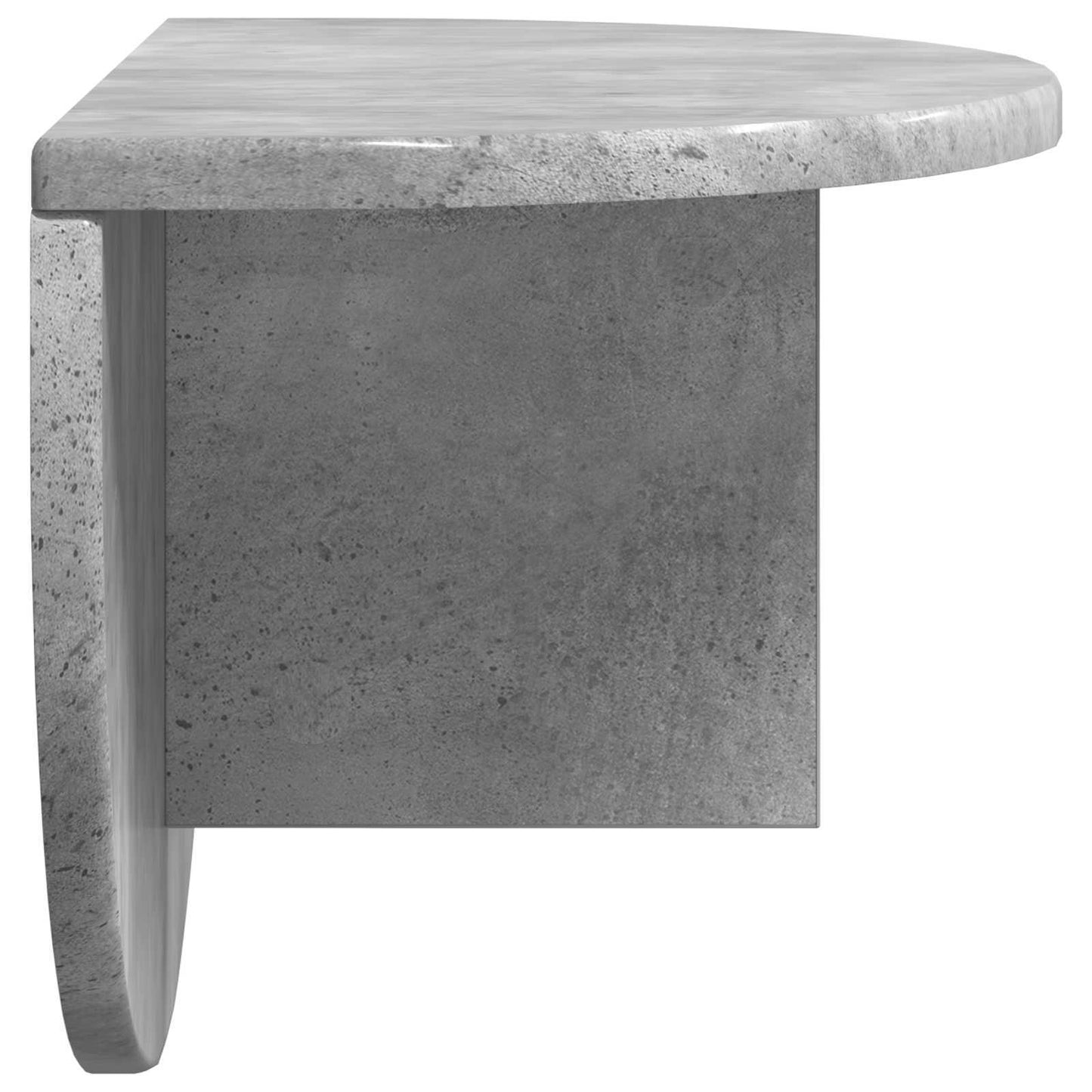 Wall Shelf Concrete Grey 48 x 24 x 24 cm Engineered Wood