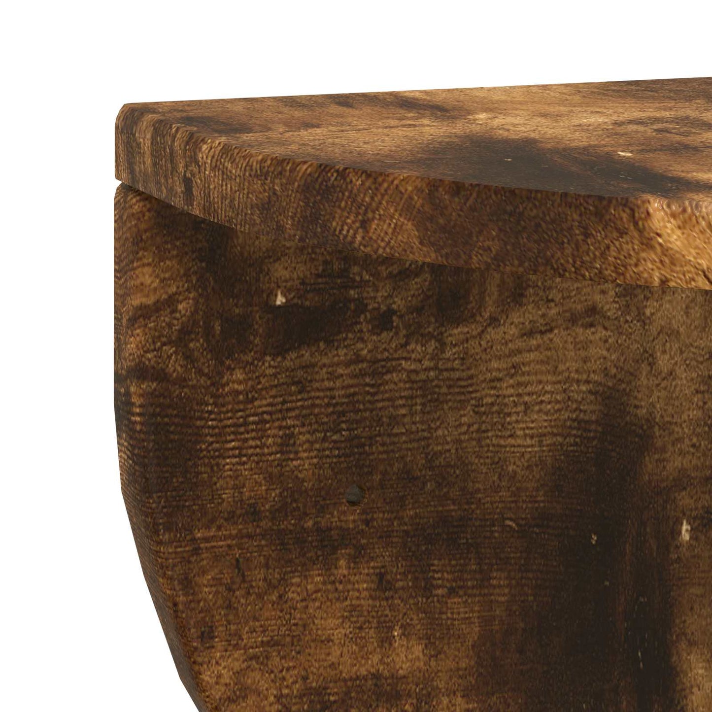 Wall Shelf 2 pcs Smoked Oak 48 x 24 x 24 cm Engineered Wood