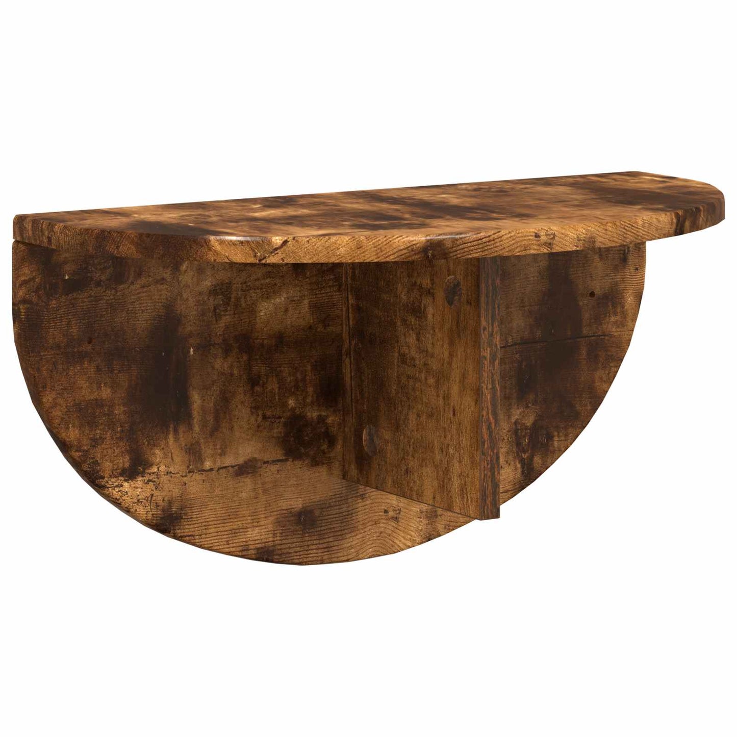 Wall Shelf 2 pcs Smoked Oak 48 x 24 x 24 cm Engineered Wood