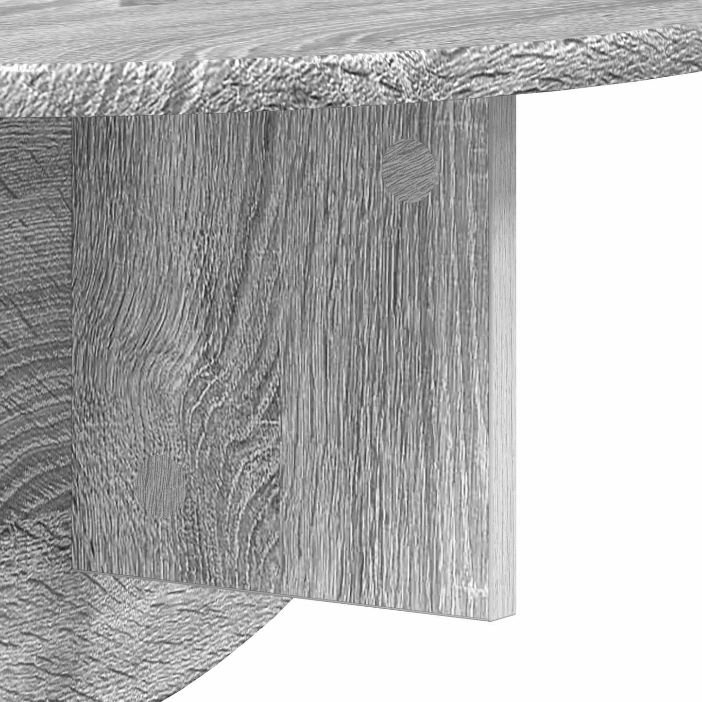 Wall Shelf 2 pcs Grey Sonoma 48 x 24 x 24 cm Engineered Wood