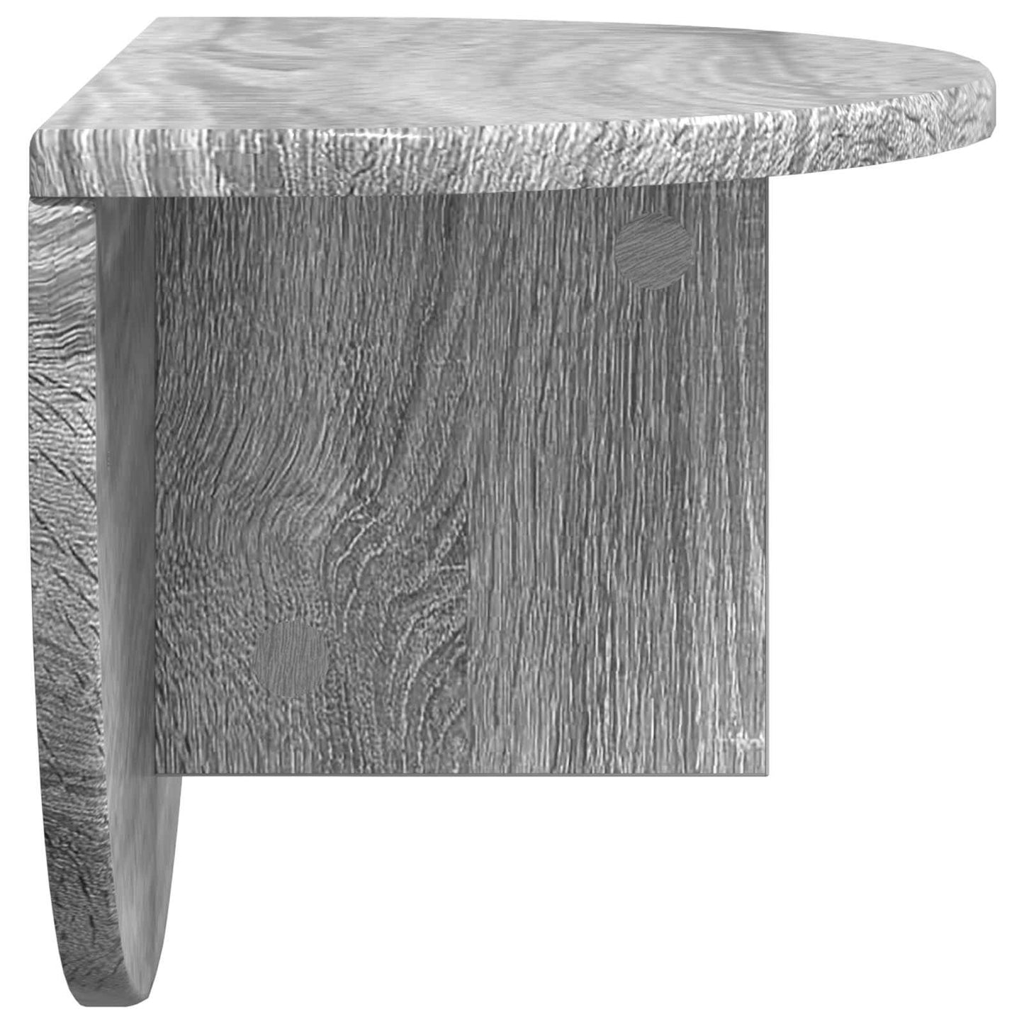 Wall Shelf 2 pcs Grey Sonoma 48 x 24 x 24 cm Engineered Wood