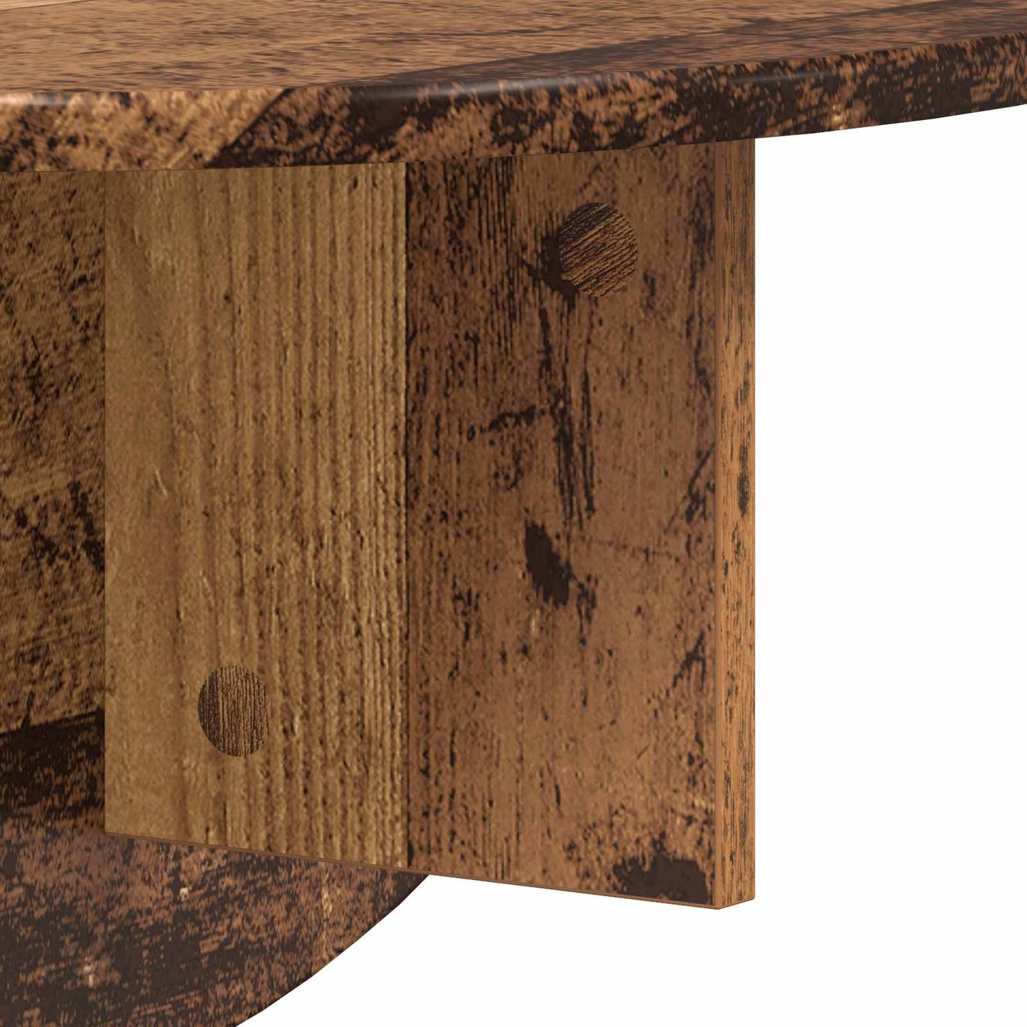 Wall Shelf 2 pcs Old Wood 48 x 24 x 24 cm Engineered Wood