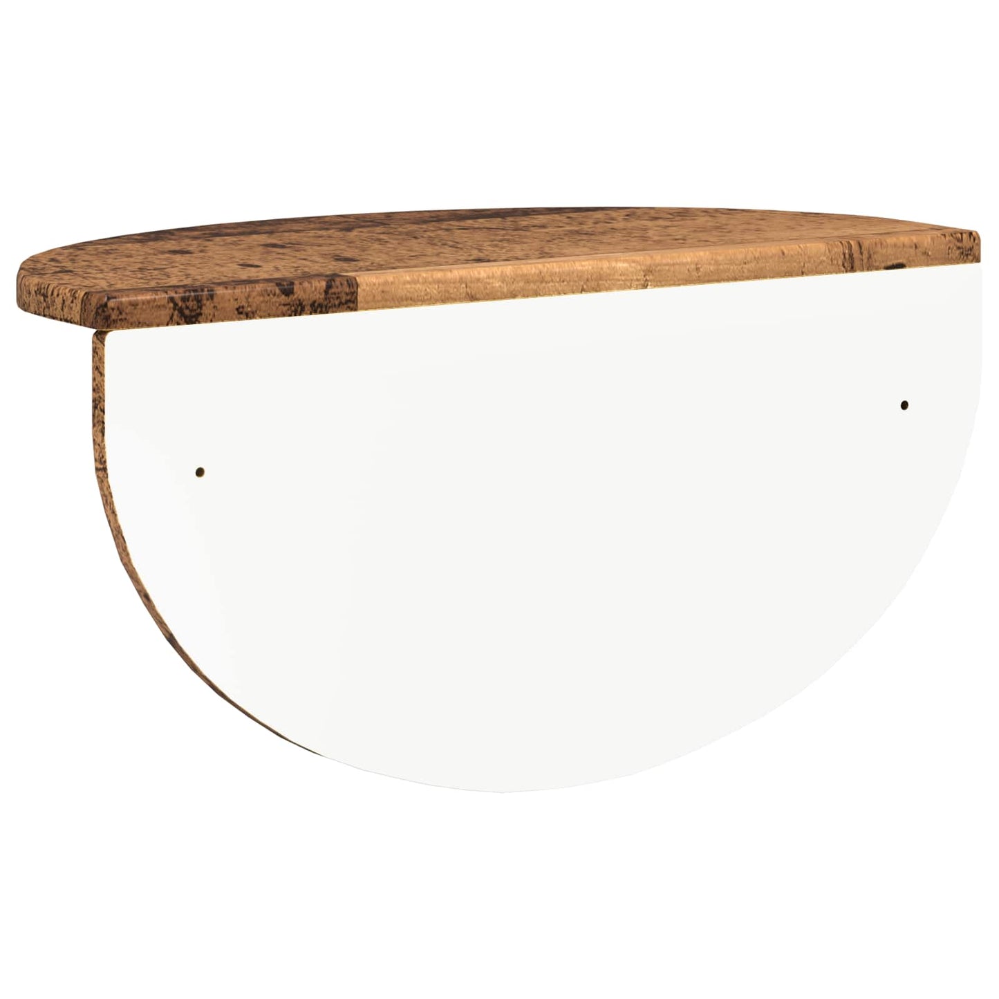 Wall Shelf 2 pcs Old Wood 48 x 24 x 24 cm Engineered Wood