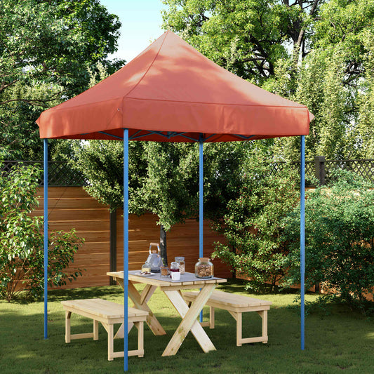 Party Tent 200 x 200 x 306 cm Terracotta Oxford Fabric