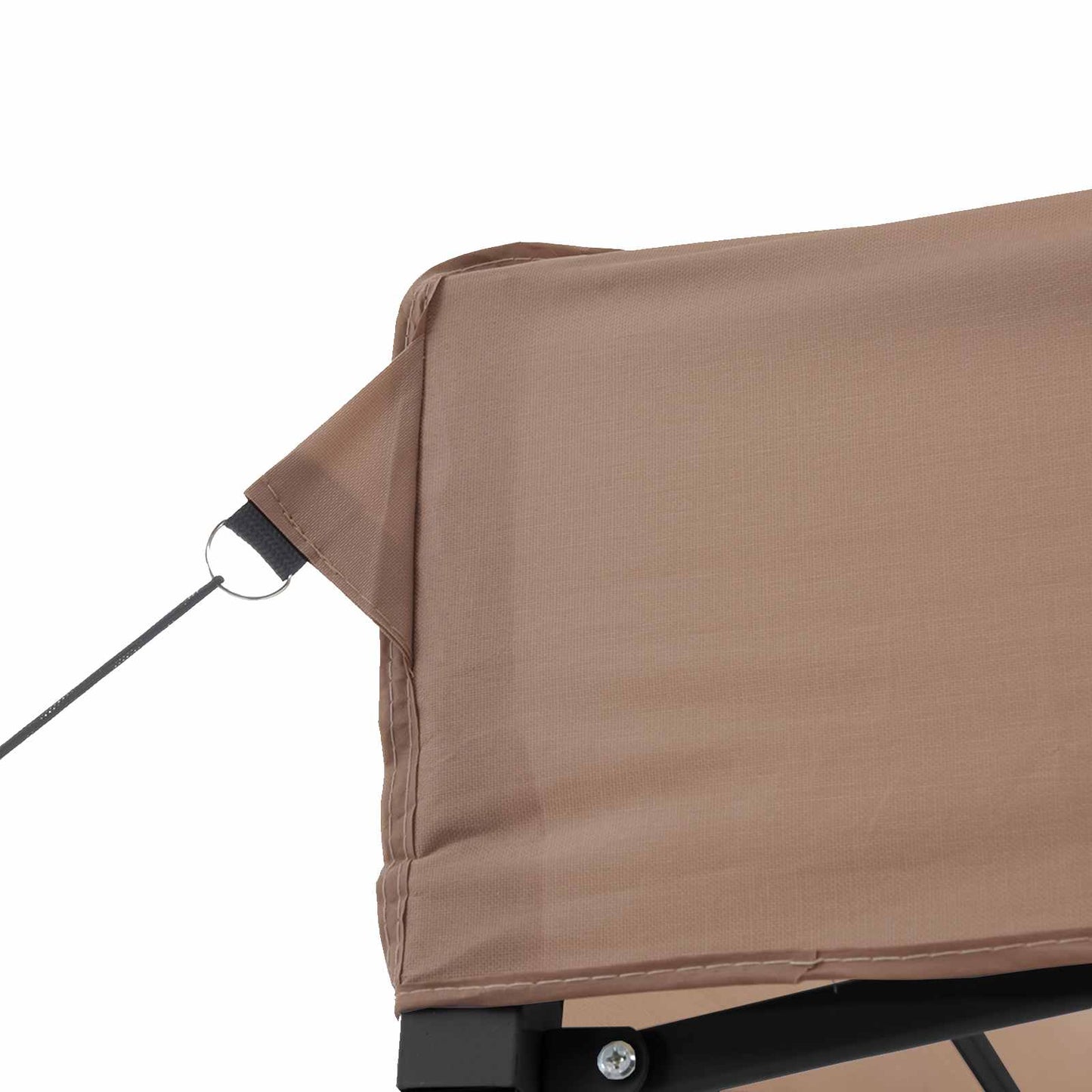 Party Tent Folding Brown 200 x 200 x 306 cm Oxford Fabric