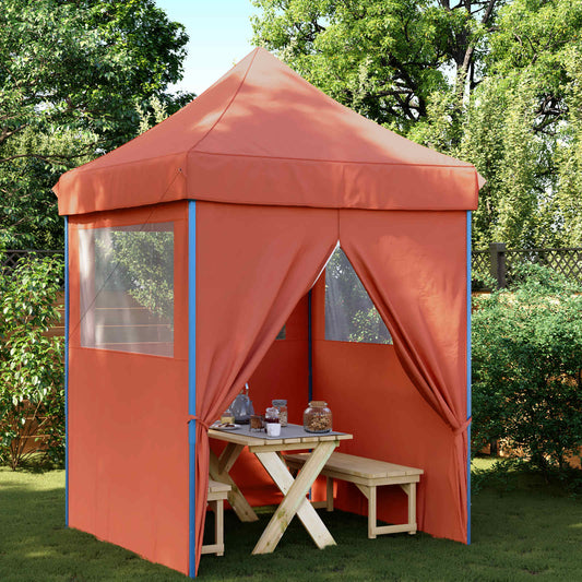 Party Tent 200 x 200 x 306 cm Terracotta Oxford Fabric