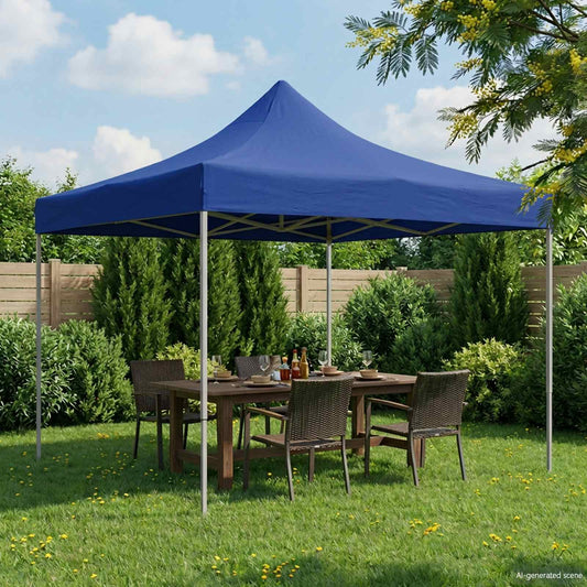 Party Tent 291 x 291 x 315 cm Blue Oxford Fabric
