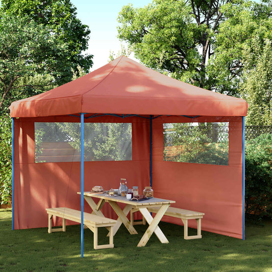 Party Tent 292 x 292 x 315 cm Terracotta Oxford Fabric