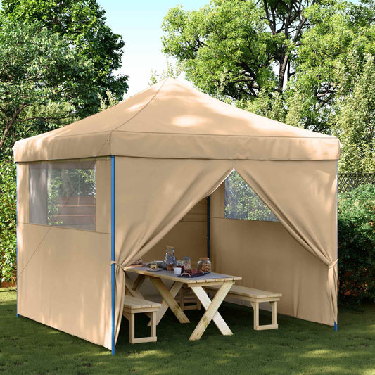 Party Tent 292 x 292 x 315 cm Beige Oxford Fabric