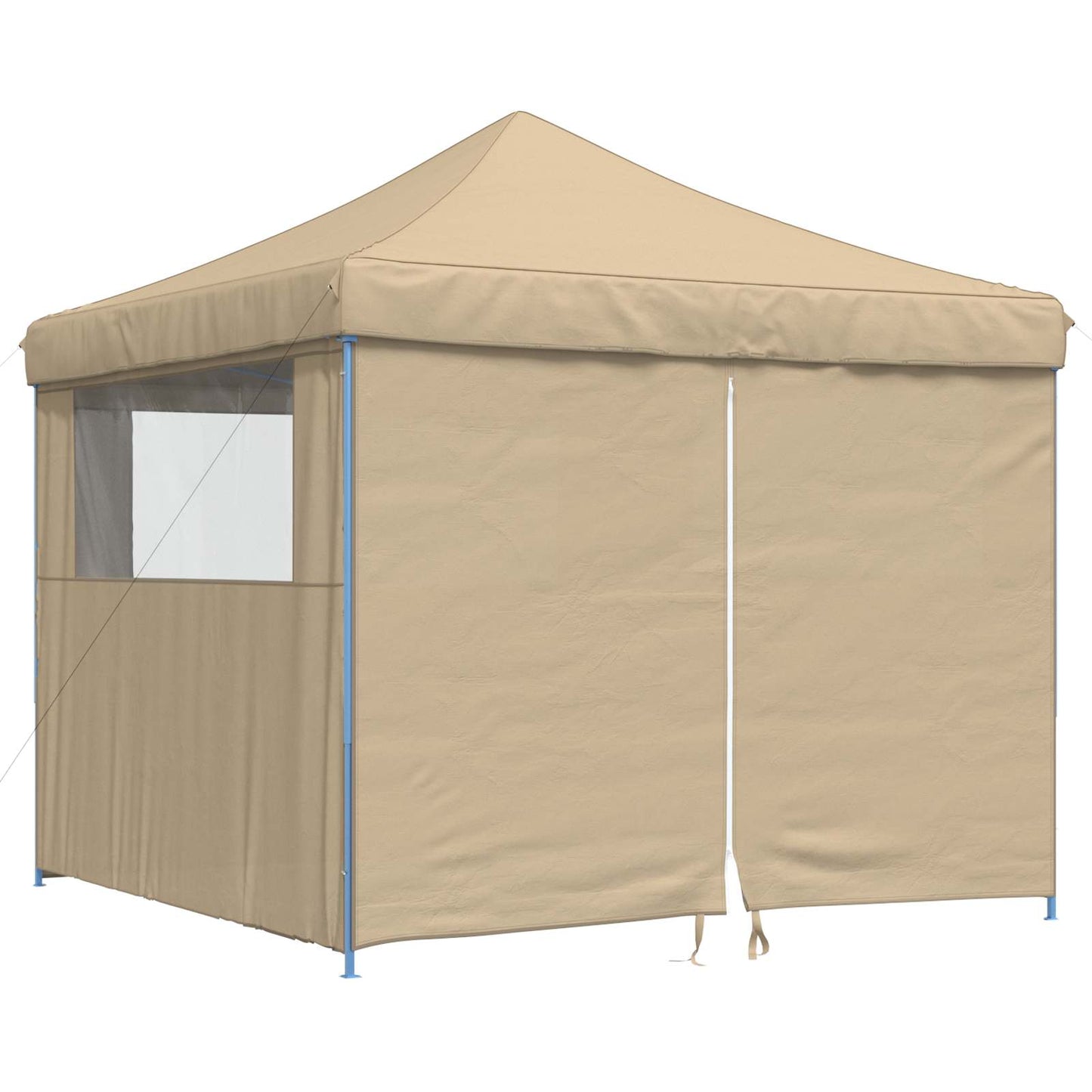 Party Tent Folding Beige 292 x 292 x 315 cm Oxford Fabric