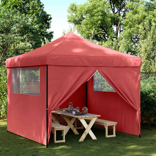 Party Tent 292 x 292 x 315 cm Burgundy Oxford Fabric