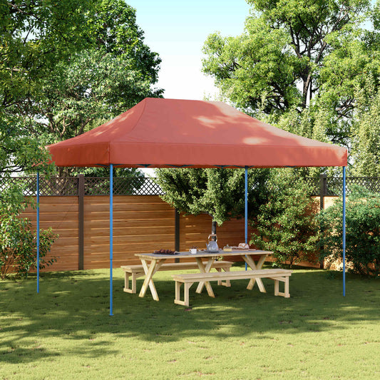 Party Tent 279 x 410 x 315 cm Terracotta Oxford Fabric