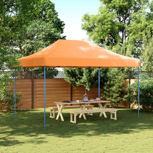 Party Tent 279 x 410 x 315 cm Orange Oxford Fabric