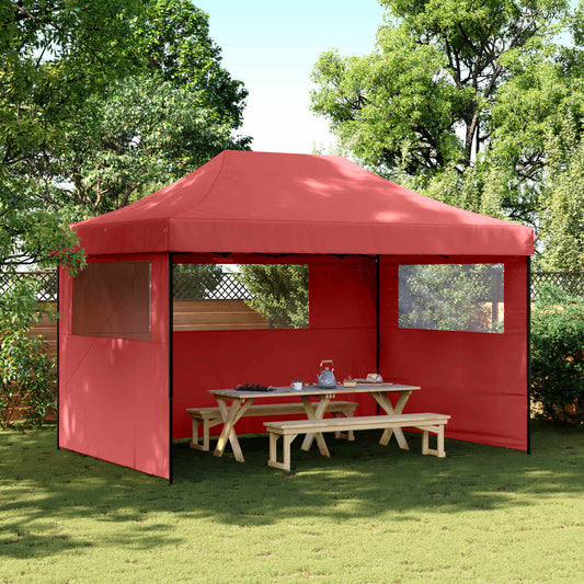 Party Tent 279 x 410 x 315 cm Burgundy Oxford Fabric