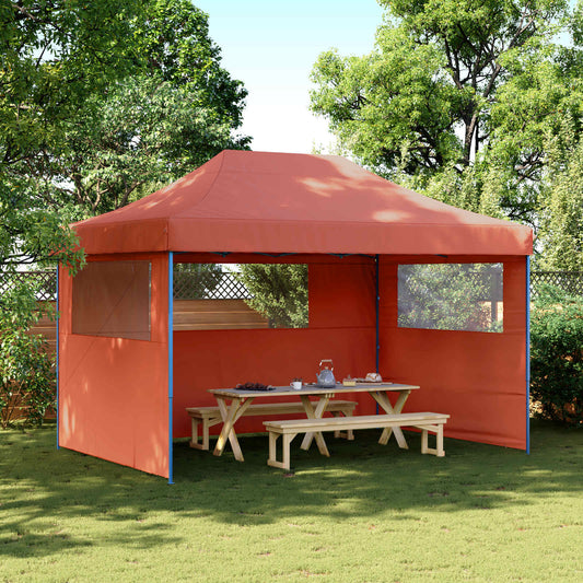 Party Tent 279 x 410 x 315 cm Terracotta Oxford Fabric