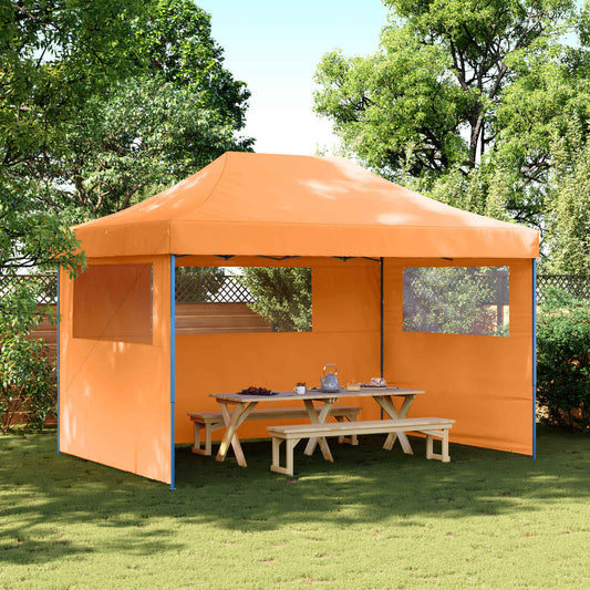 Party Tent 279 x 410 x 315 cm Orange Oxford Fabric